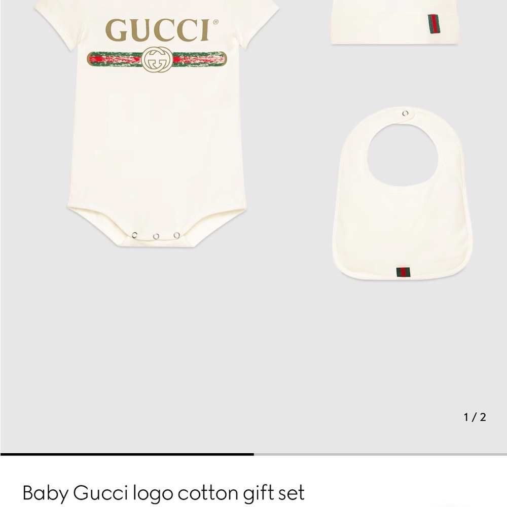 Gucci Cream Bibs Accessories Collection